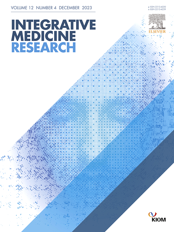 Go to journal home page - Integrative Medicine Research